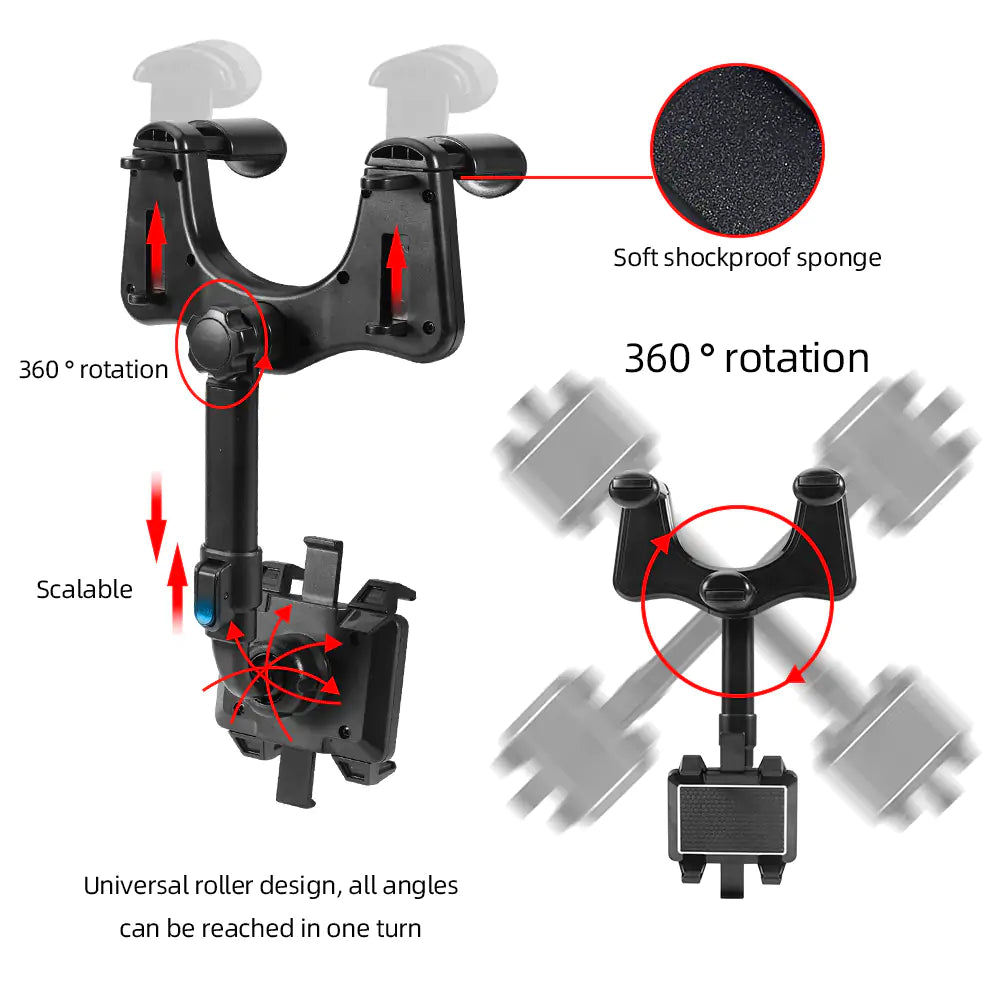 360° RotSmart Phone Car Holderatable